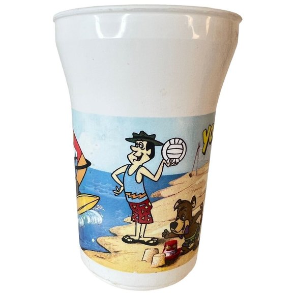 1993 Arbys Yogi Bear Promo Plastic Mug Cup Cindy Boo Boo Ranger Smith Set Of 3 - Picture 10 of 13